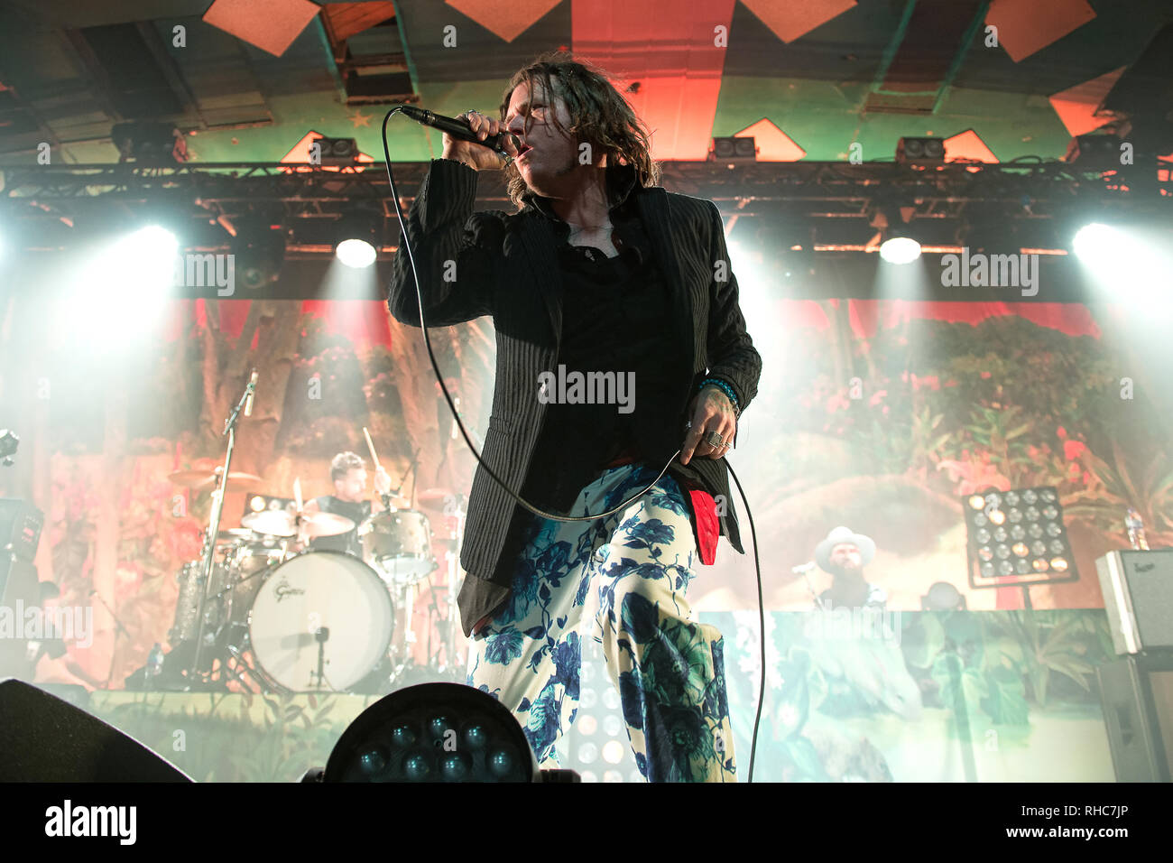 Glasgow, Scotland, Regno Unito. Il 1° febbraio 2019. Californian rock band rivale figli, in concerto presso la sala da ballo Barrowlands, Credito: Stuart Westwood/Alamy Live News Foto Stock