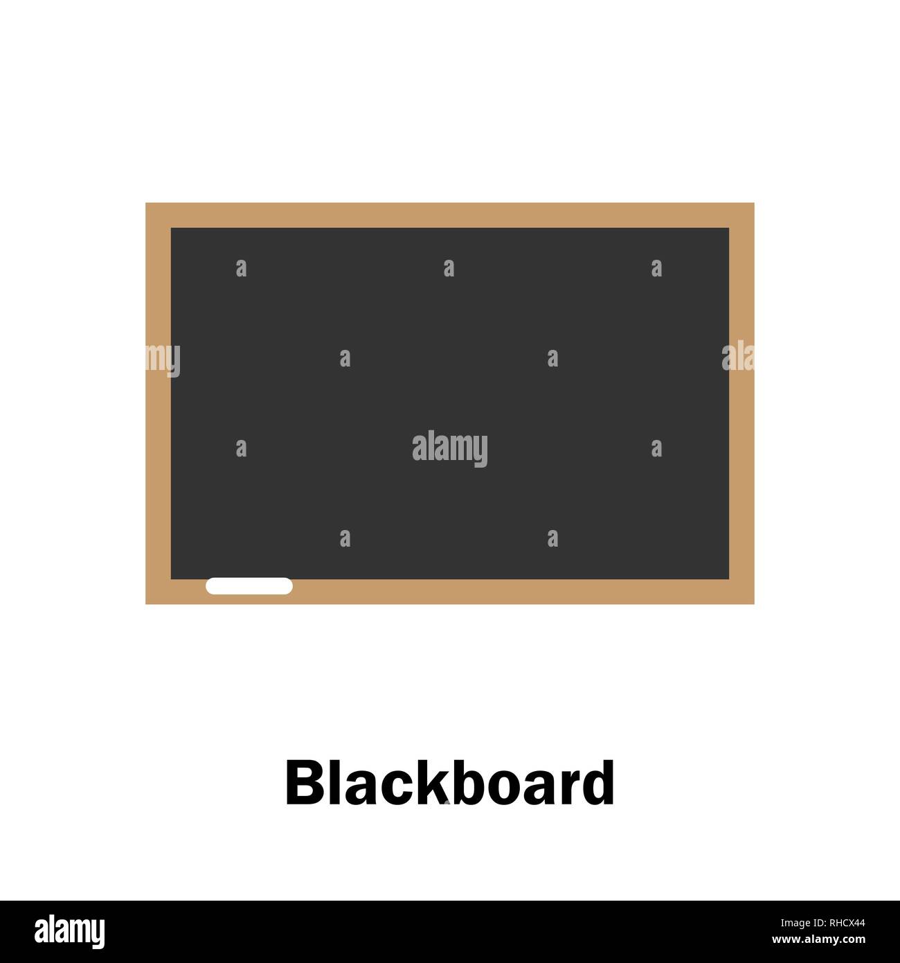 Lavagna a fogli mobili in stile cartoon, tessera della scuola per bambini in età prescolare, attività per i bambini, illustrazione vettoriale Illustrazione Vettoriale