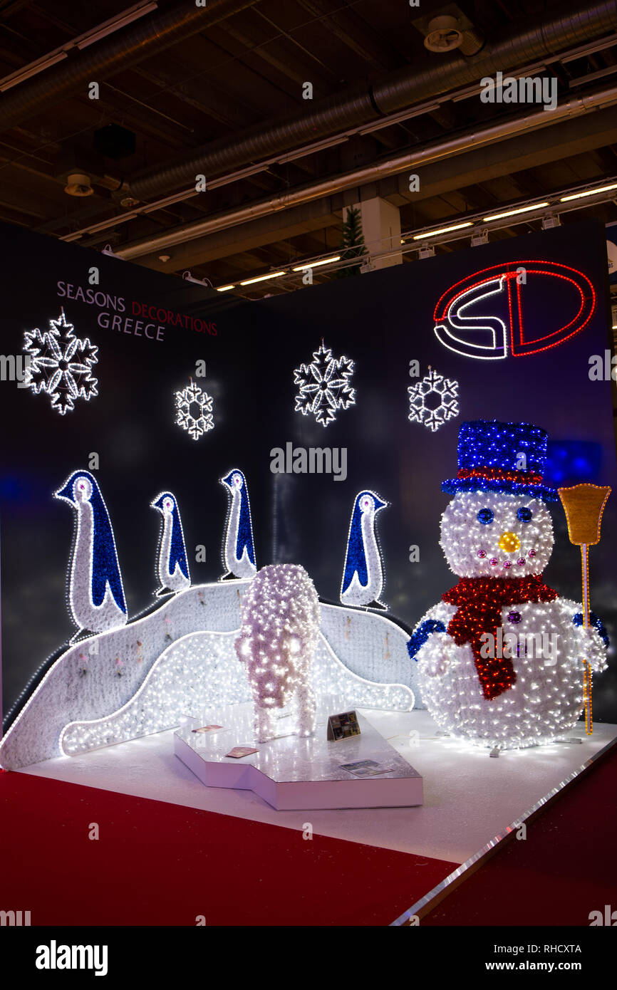 Impressioni del più grande più importante fiera internazionale per decorazioni stagionali e di gioielleria in ffm Germania Foto Stock