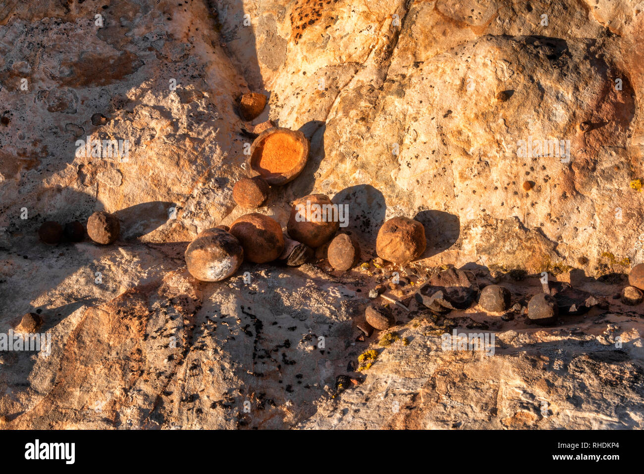 Moqui marbls alla Spencer piatto, Utah Foto Stock
