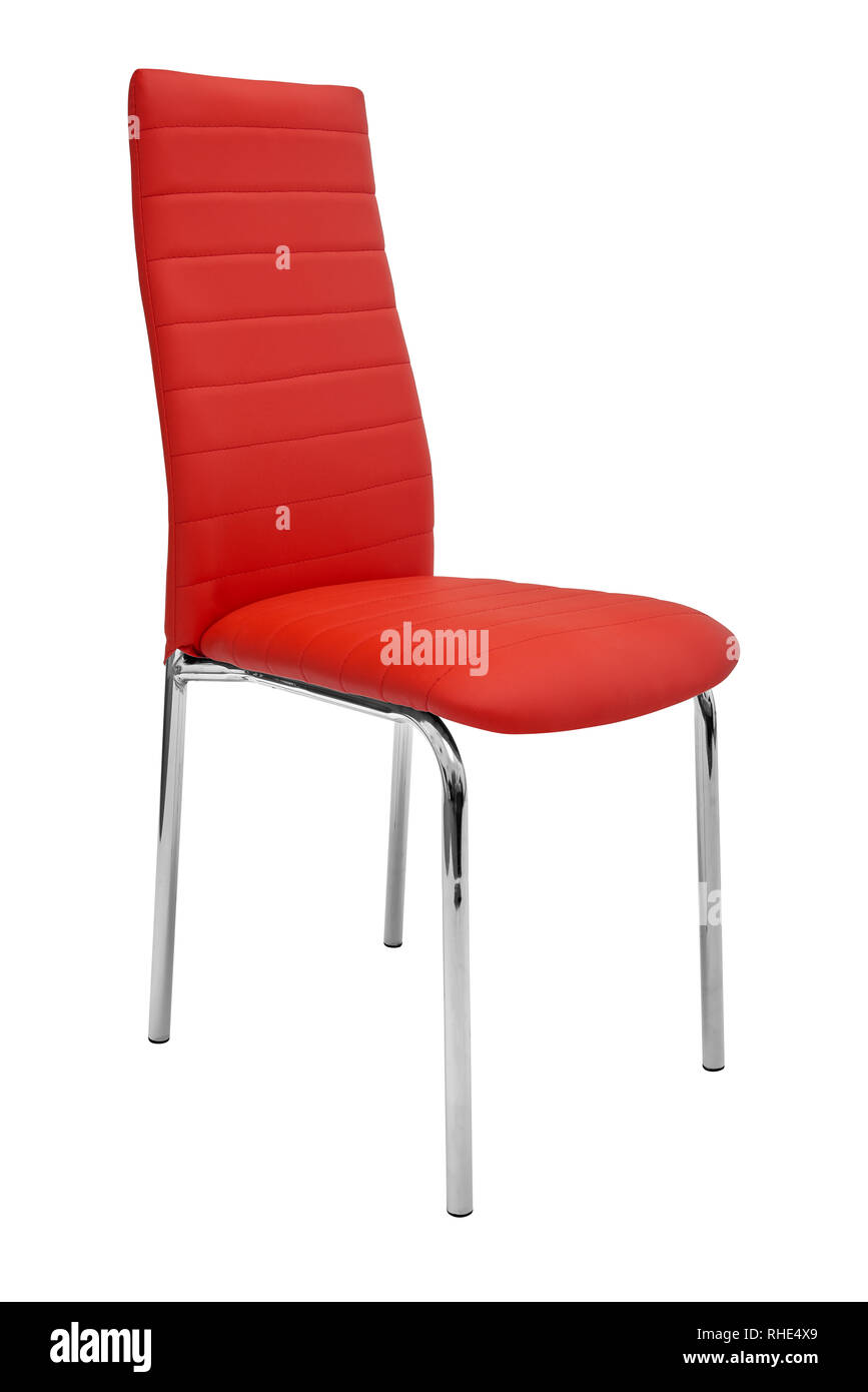 Cucina Elegante Sedia Moderno Rosso Sedia In Pelle Per