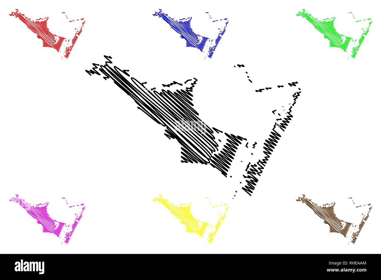 Corpus Christi città (Stati Uniti città, Stati Uniti d'America, usa city) mappa illustrazione vettoriale, scribble schizzo città di Corpus Christi mappa Illustrazione Vettoriale