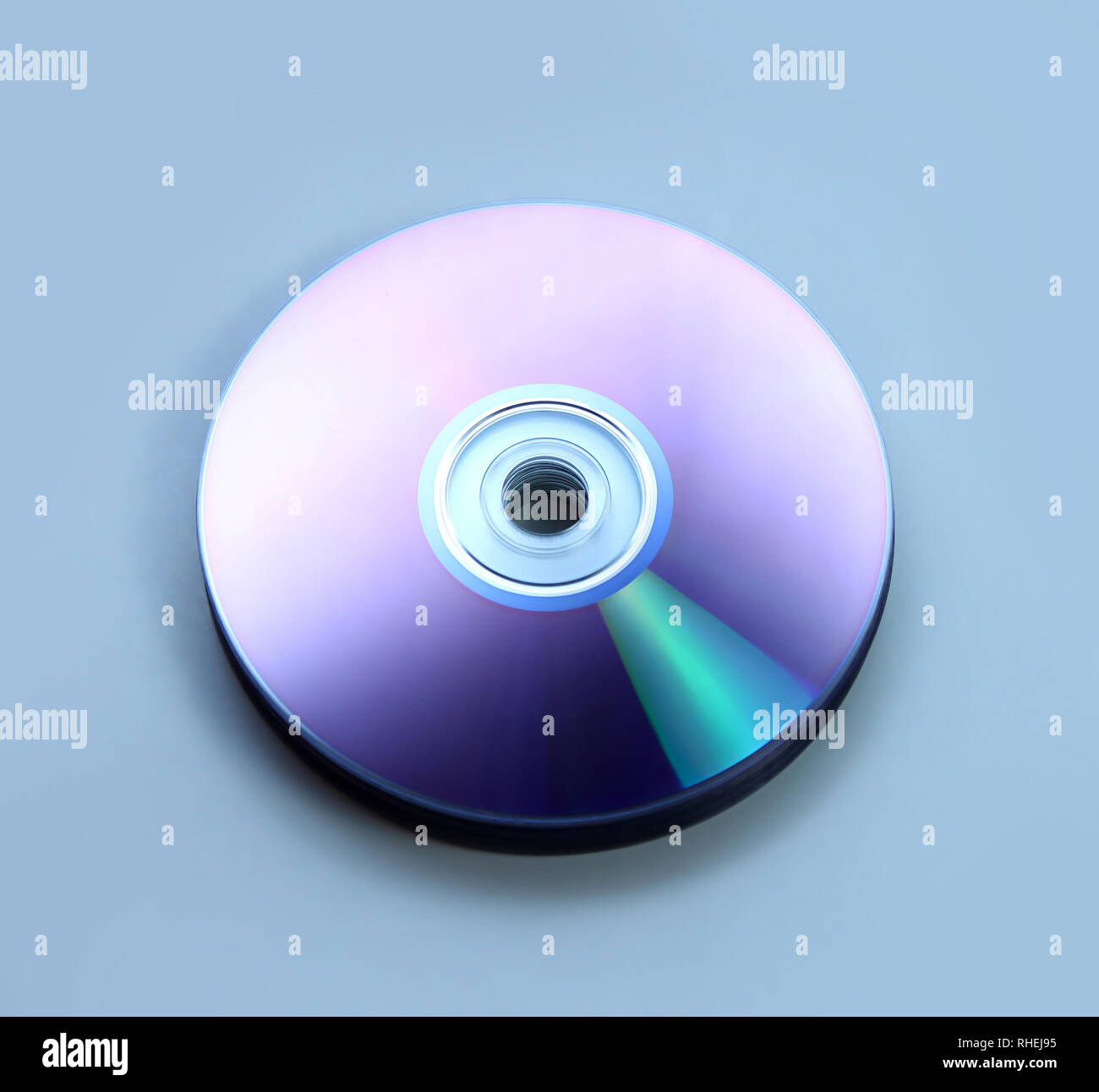 Closeup pila di alcuni compact disc CD CD DVD Foto Stock