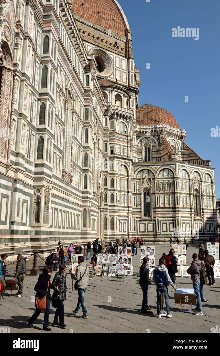 Il Duomo di Firenze, Italia Foto Stock