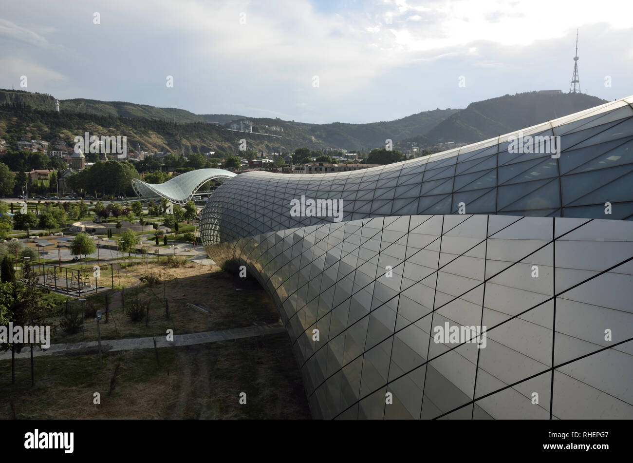 Teatro musicale e Sala Esposizioni a Tbilisi, Georgia Foto Stock
