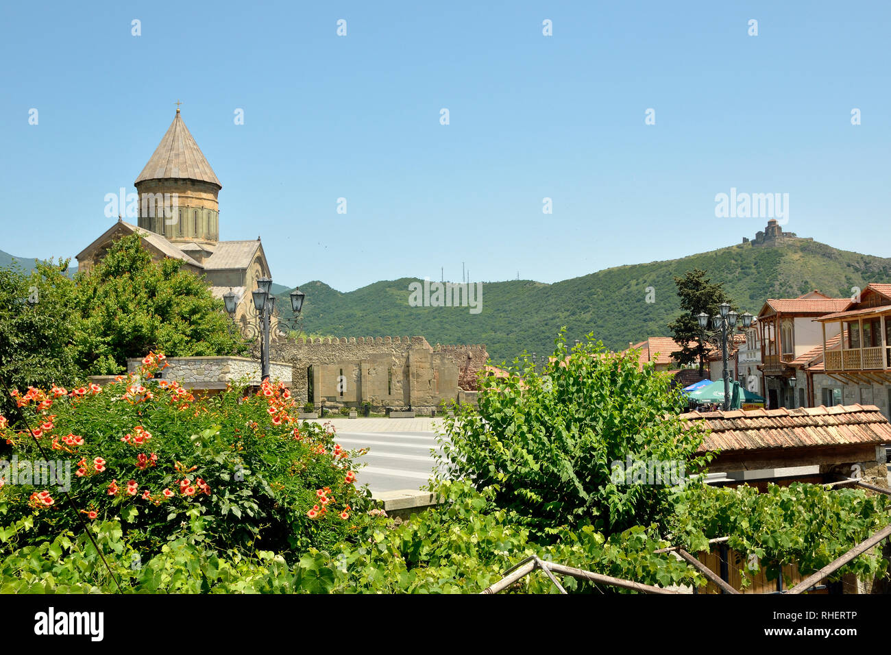 Cattedrale di Svetitskhoveli, Mtskheta, Georgia Foto Stock