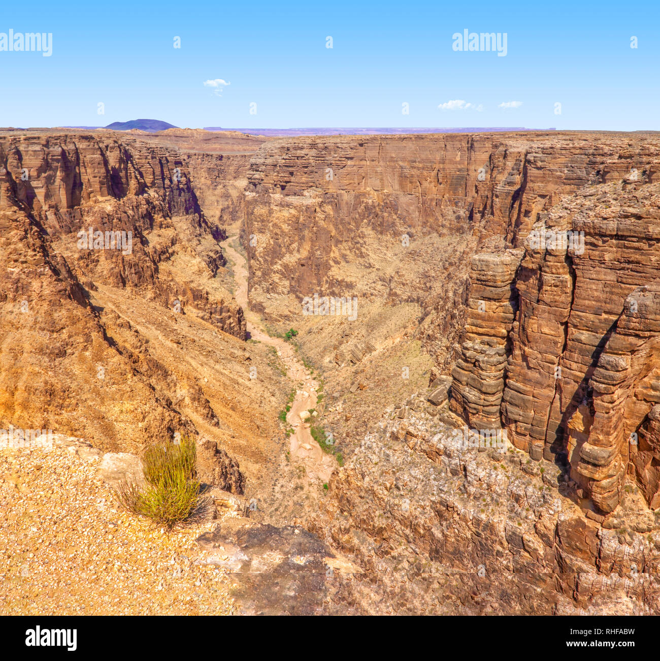 Canyon in Little Colorado River il parco tribale Navajo in Arizona, Stati Uniti. Foto Stock