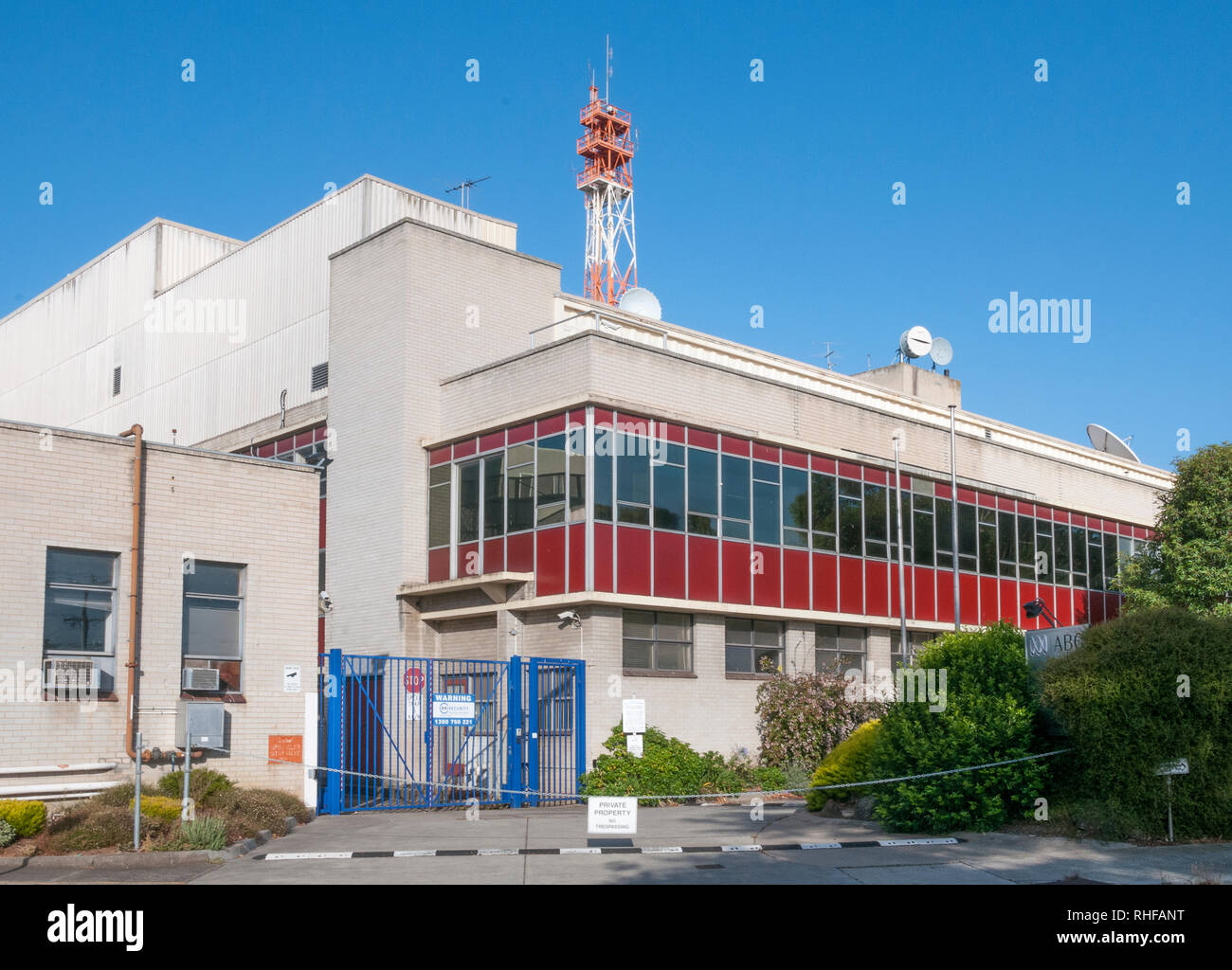 Ex Australian Broadcasting Commissione studios, Elsternwick, Melbourne Foto Stock