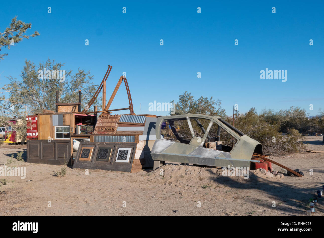 Illustrazione in Oriente Gesù, Lastra City, California, Stati Uniti d'America Foto Stock