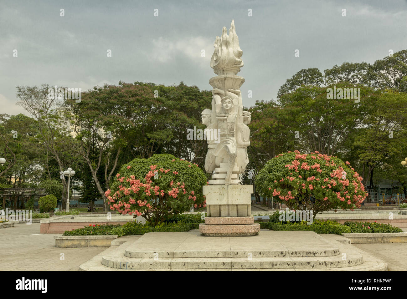 Realismo Soc scultura di stile in Ho Chi Minh, Vietnam Foto Stock