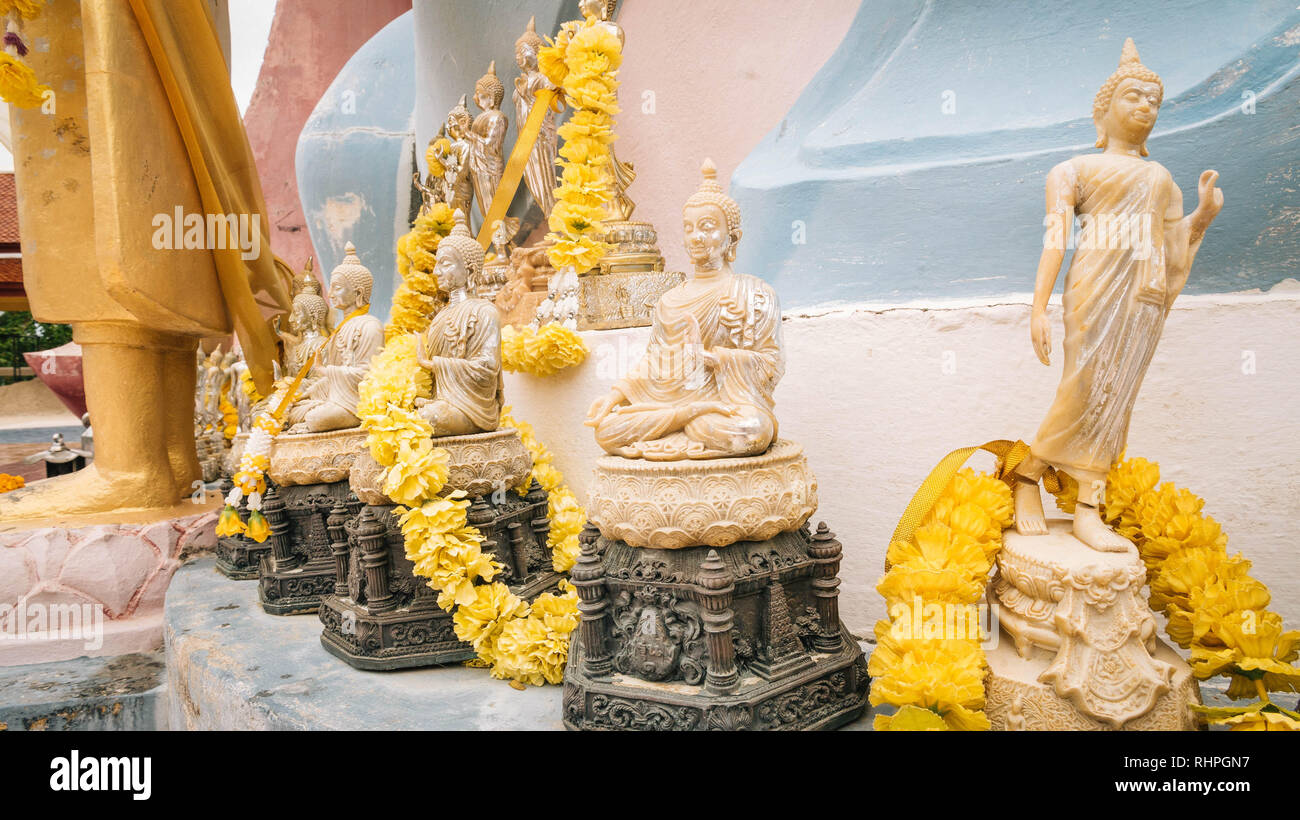 Big Buddha tempio di Wat Phra Yai nel Bo messo Ko Samui Foto Stock