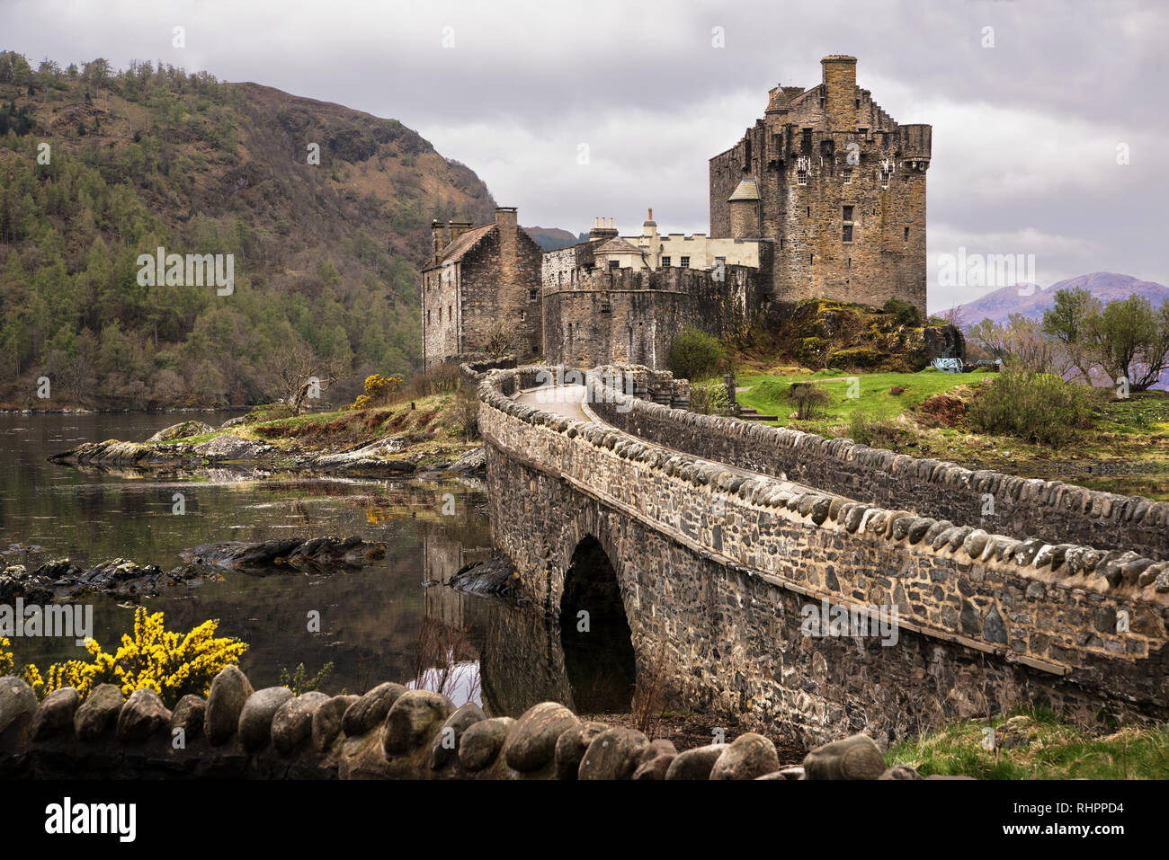 Eilean Donan Castle Scozia Scotland Foto Stock
