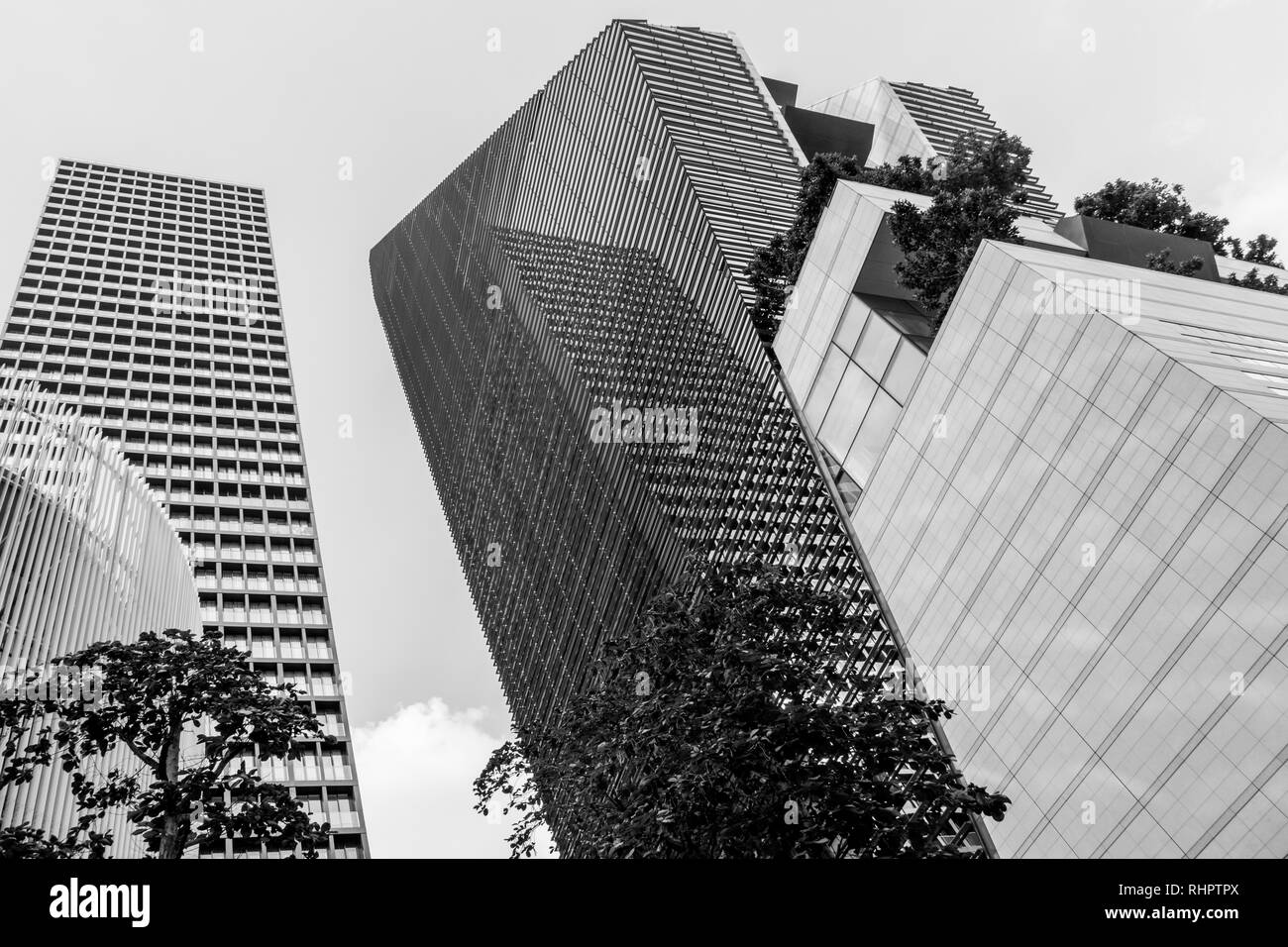 Grattacielo a Bangkok Foto Stock