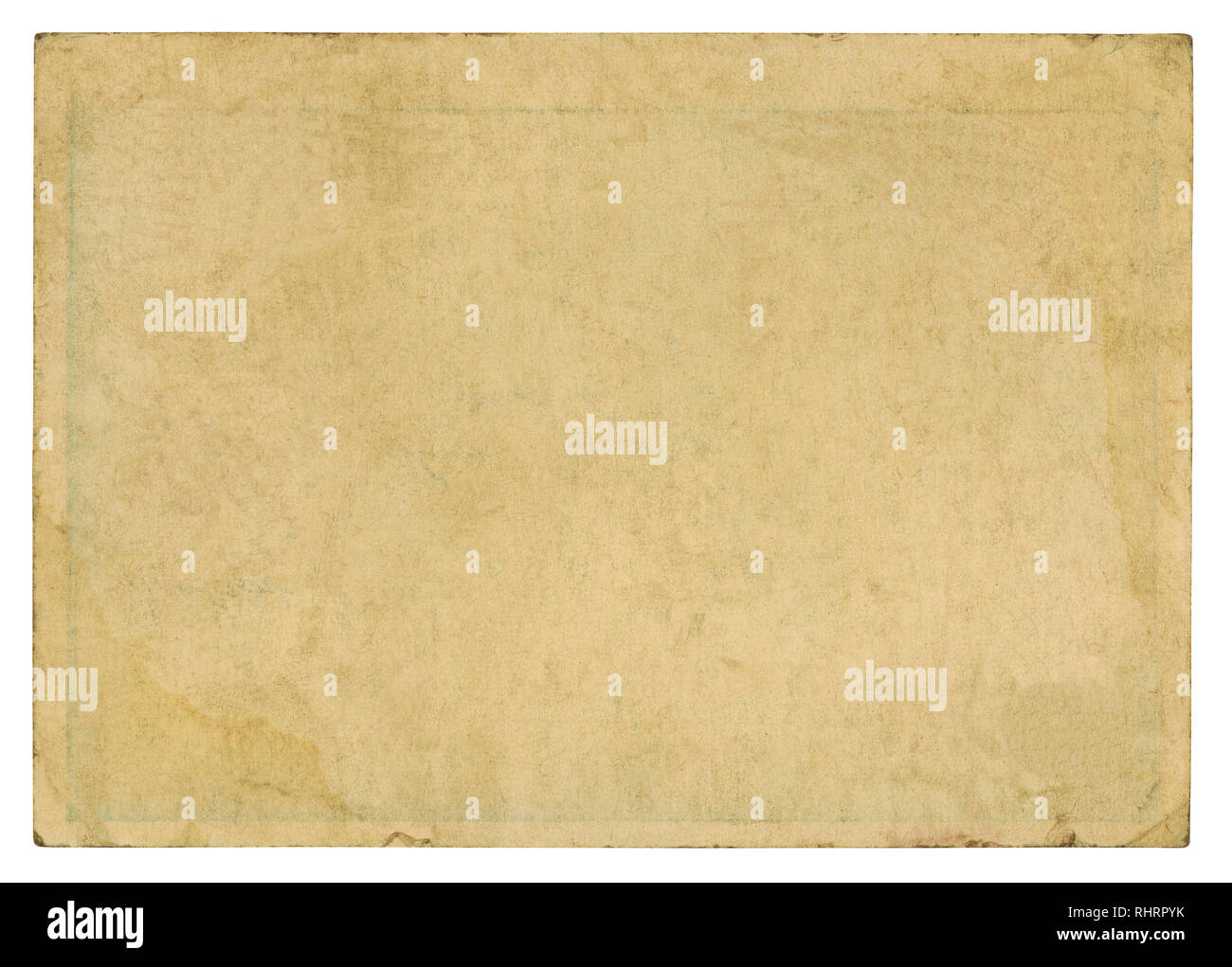 Vintage sfondo carta - isolato (percorso di clipping incluso) Foto Stock
