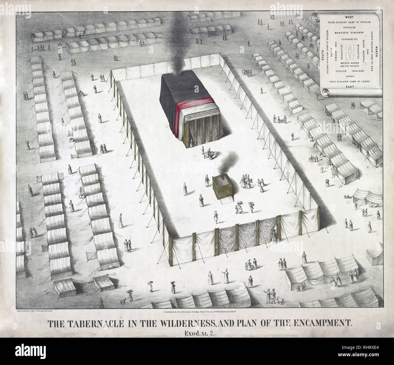 Carta, pianta, ed oggetti particolari del tempio di Tentira. - NYPL Digital  Collections