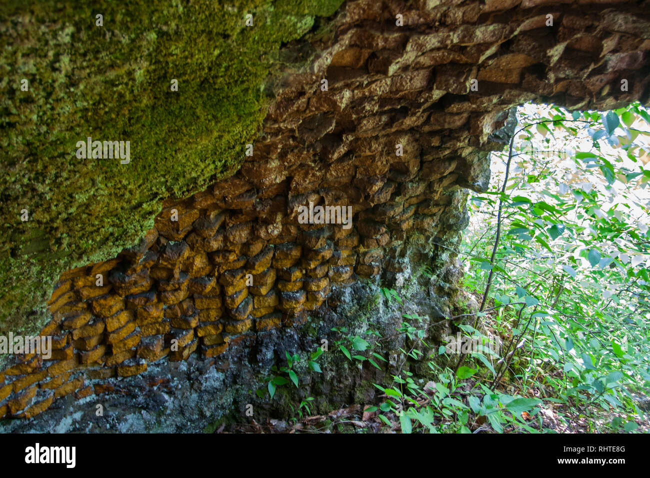 Coketown forno a coke rovine, Thomas, West Virginia Foto Stock