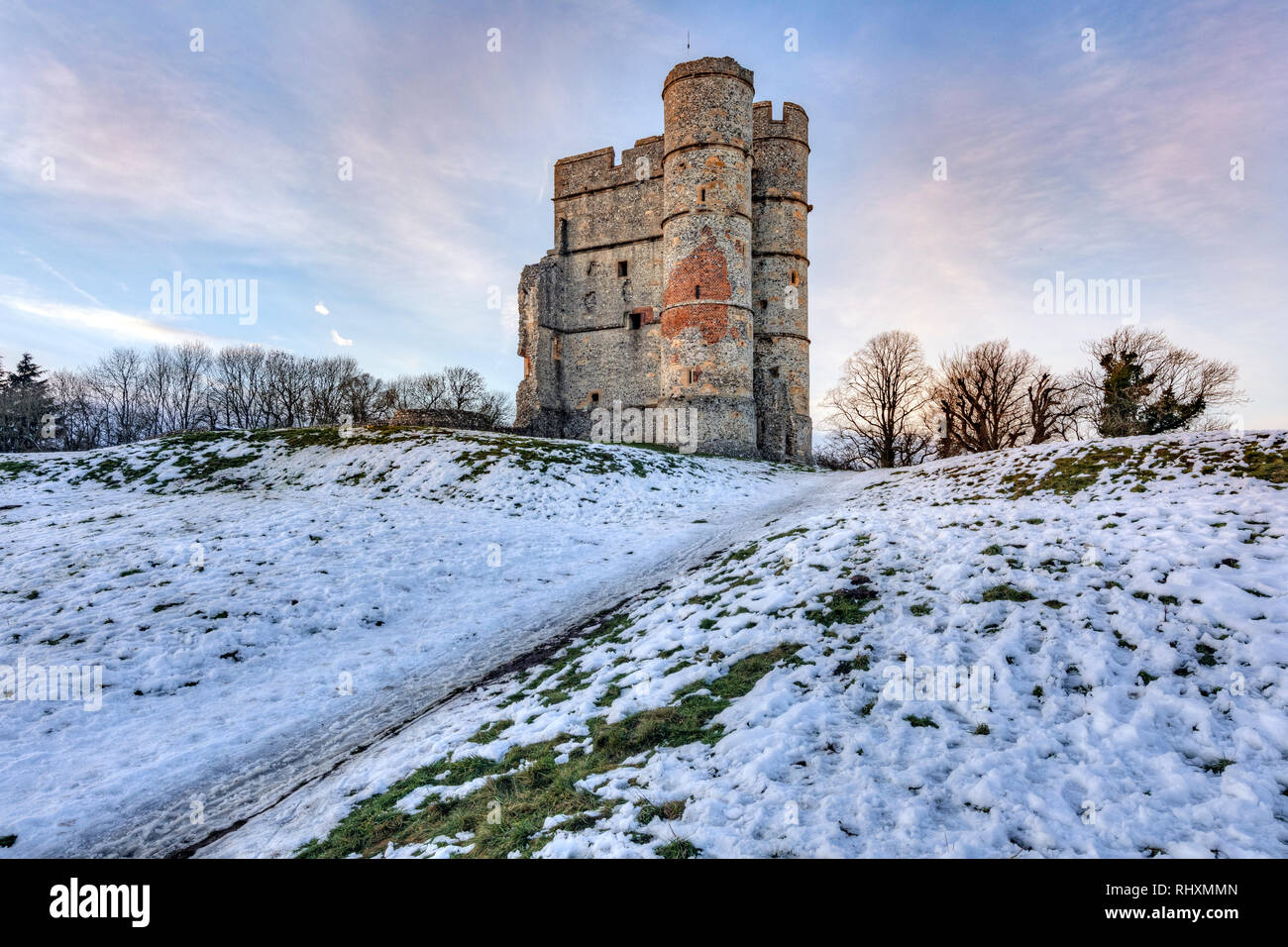 Castello di Donnington, Newbury, Berkshire, Inghilterra, Regno Unito Foto Stock