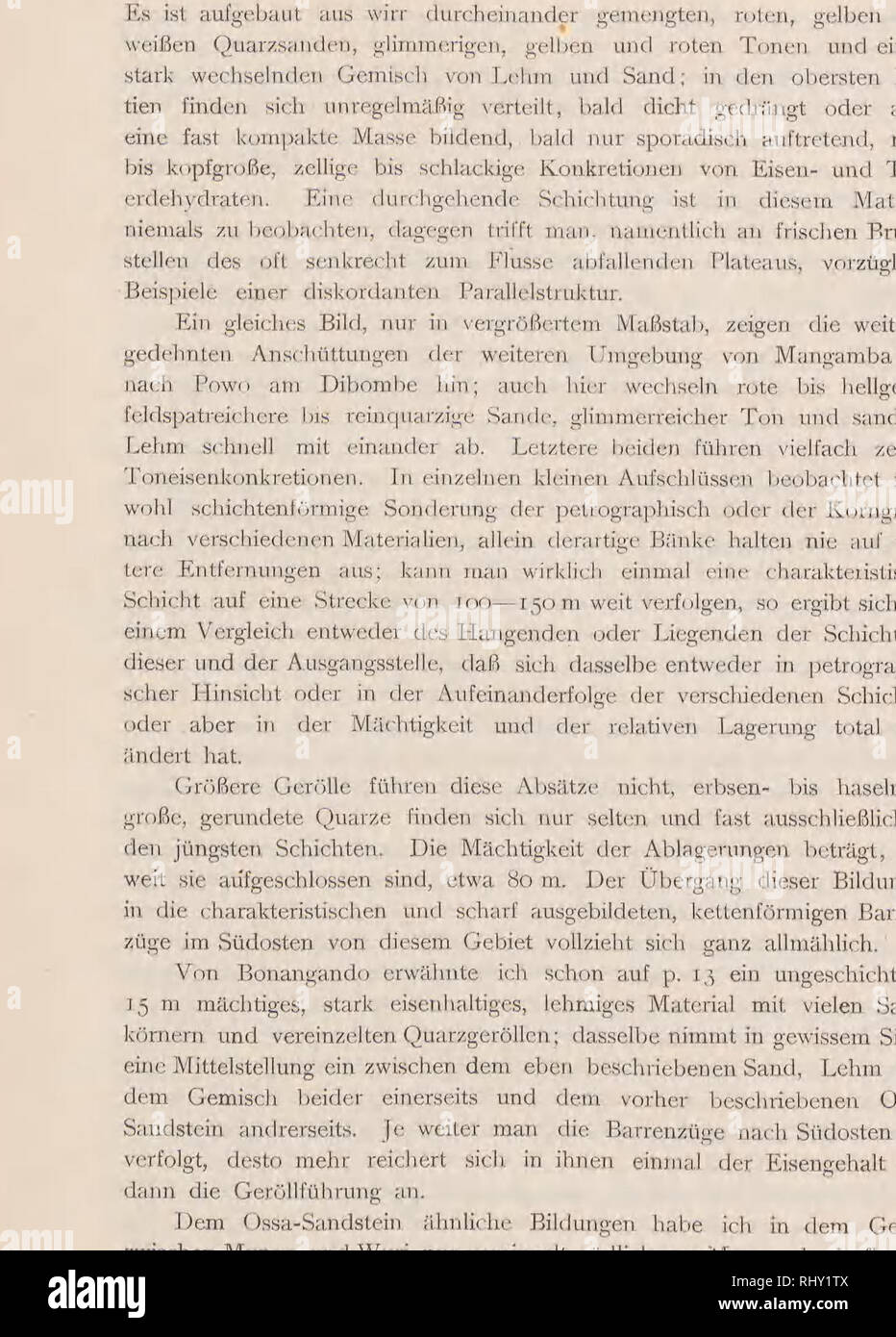 . Beiträge zur geologiche von Kamerun. Geologia e Paleontologia. . Si prega di notare che queste immagini vengono estratte dalla pagina sottoposta a scansione di immagini che possono essere state migliorate digitalmente per la leggibilità - Colorazione e aspetto di queste illustrazioni potrebbero non perfettamente assomigliano al lavoro originale. Esch, Ernst,1870-; Oppenheim, Paolo,1863-1934; Solger, Friedrich,b. 1877; Jaekel, Otto Max Johannes,1863-1929; in Germania. Auswärtiges Amt. Kolonial-abteilung. Stoccarda, E. Schweizerbartsche Verlagsbuchhandlung (E. Nägele) Foto Stock