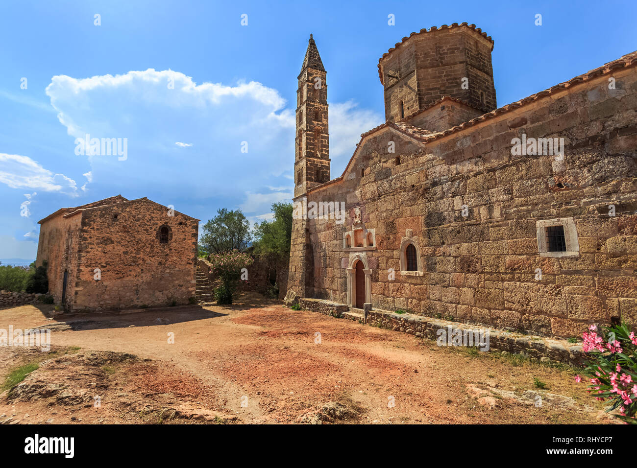 Kardamyli vecchio borgo medievale sul Peloponneso Foto Stock