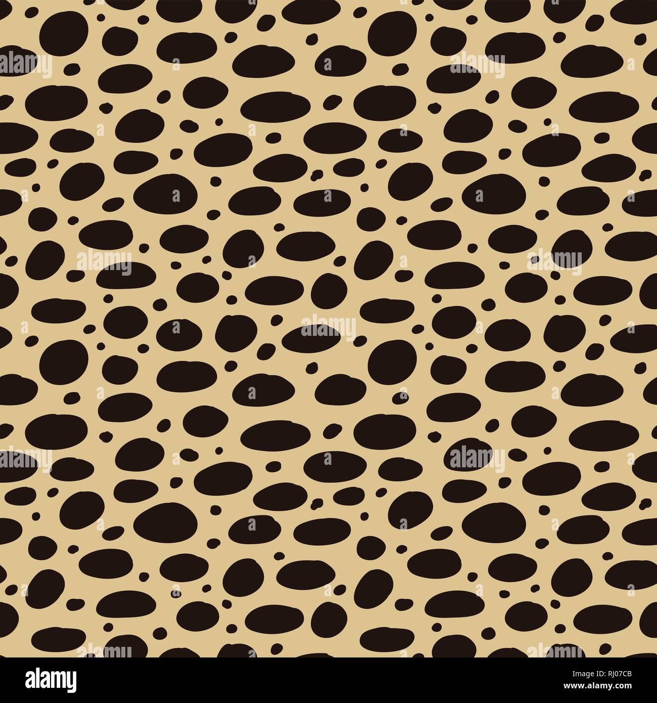 Il Gepard piastrella stampa. Seamles africano modello animale Illustrazione Vettoriale