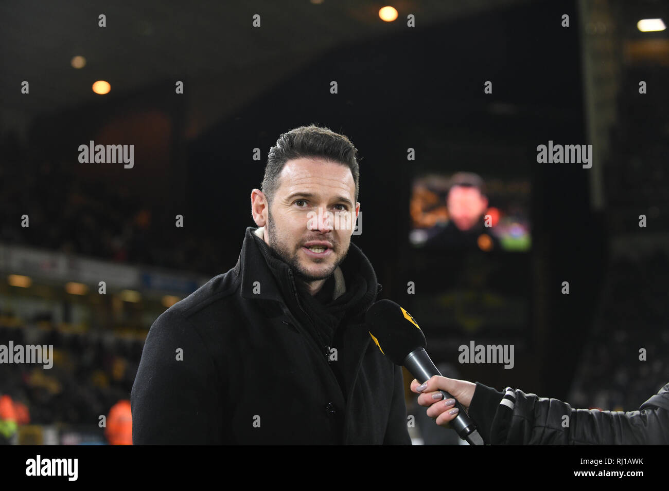 Calciatore professionista Matt Jarvis Foto Stock