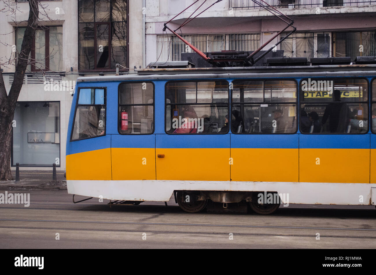 Strade di Sofia Foto Stock