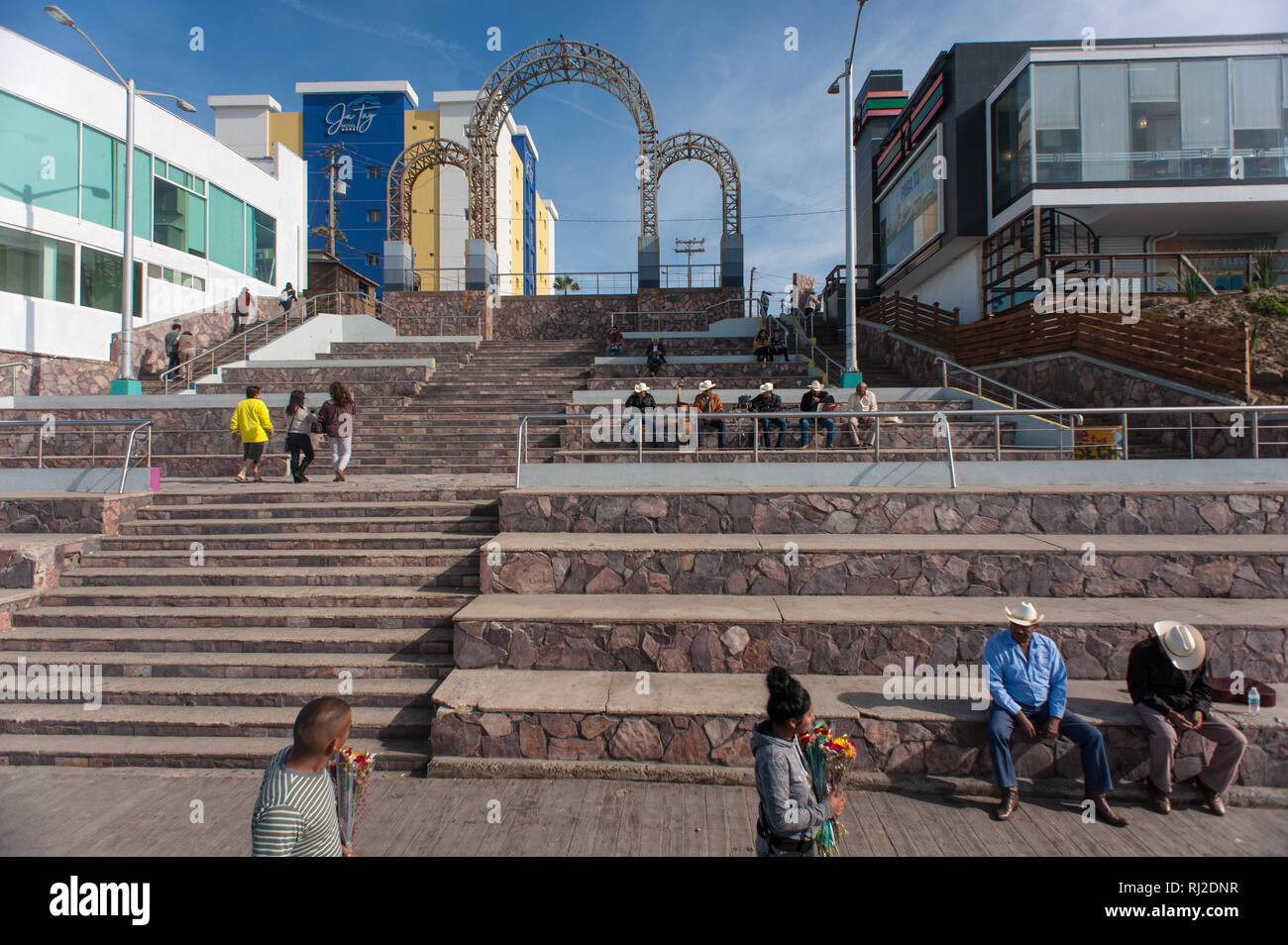 Tijuana, Messico: Playas. Foto Stock
