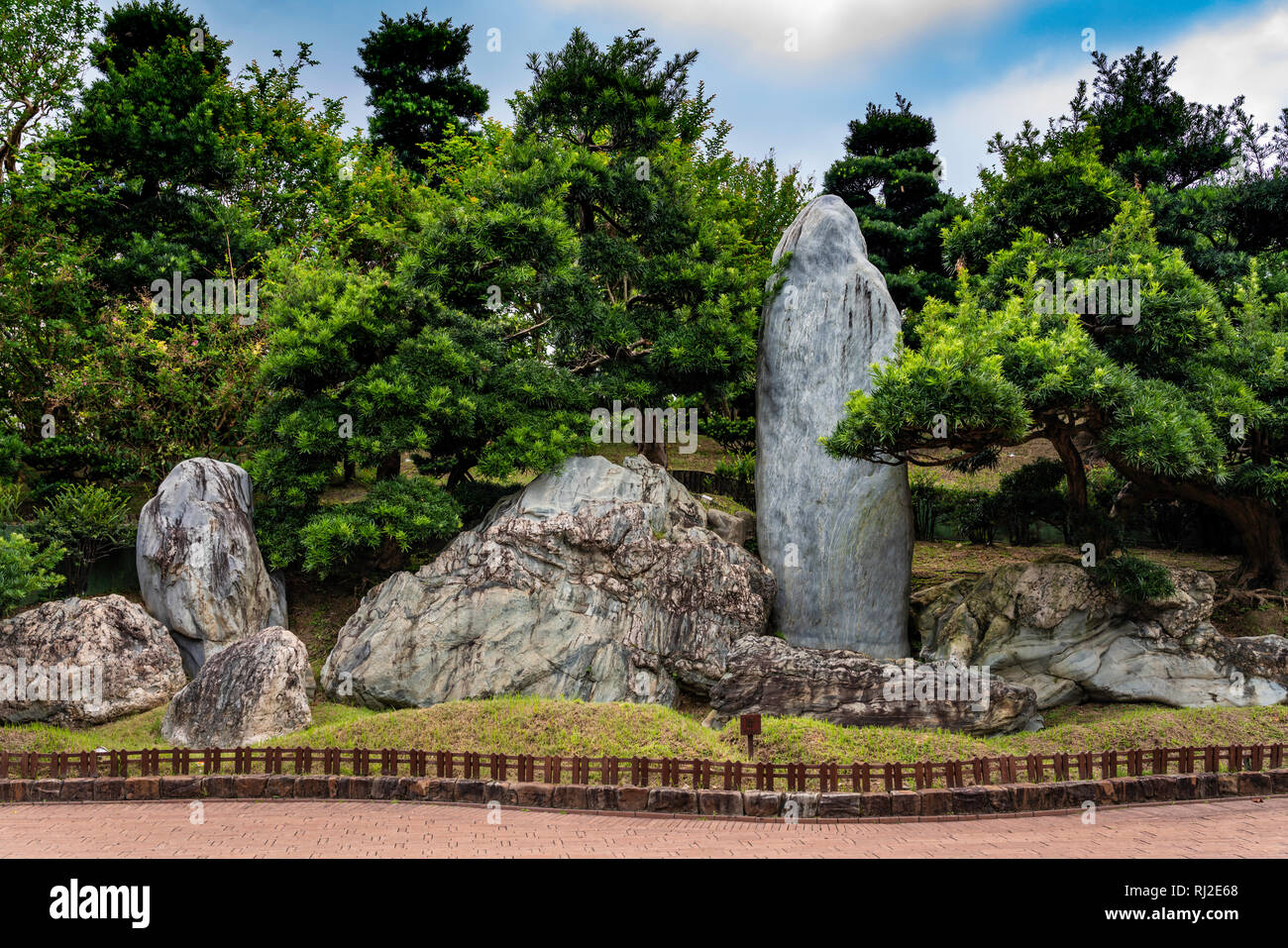 Il Giardino Nan Lian in Diamond Hill, Kowloon, Hong Kong, Cina, Asia. Foto Stock