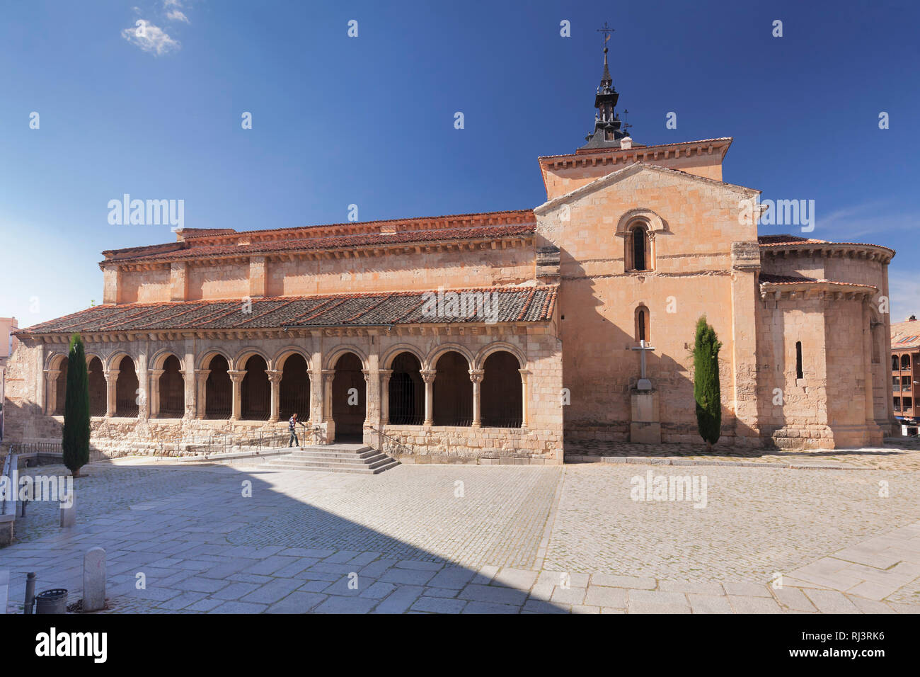 Kirche Iglesia de San Millan, Segovia, Kastilien und Leon, Spanien Foto Stock