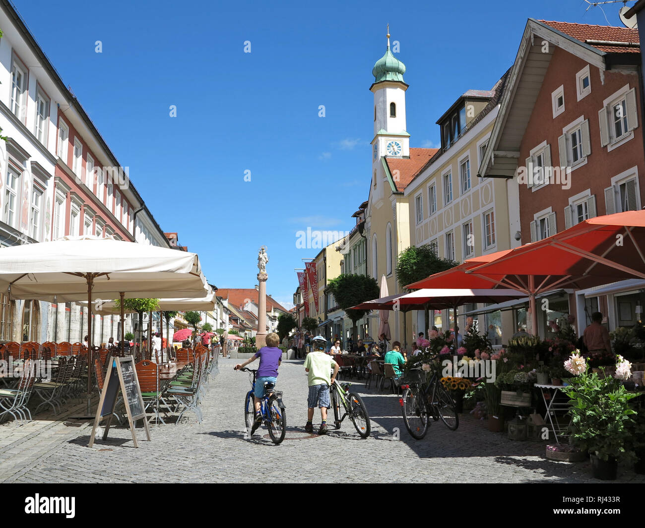 Deutschland, Oberbayern, Murnau Foto Stock
