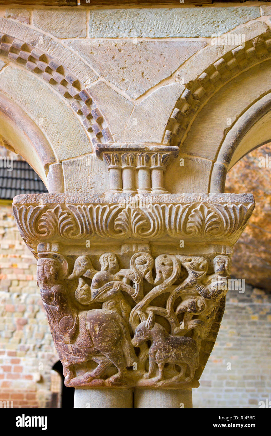 Il monastero di San Juan de la Pe?Un, Jaca, Huesca, Spagna, Foto Stock