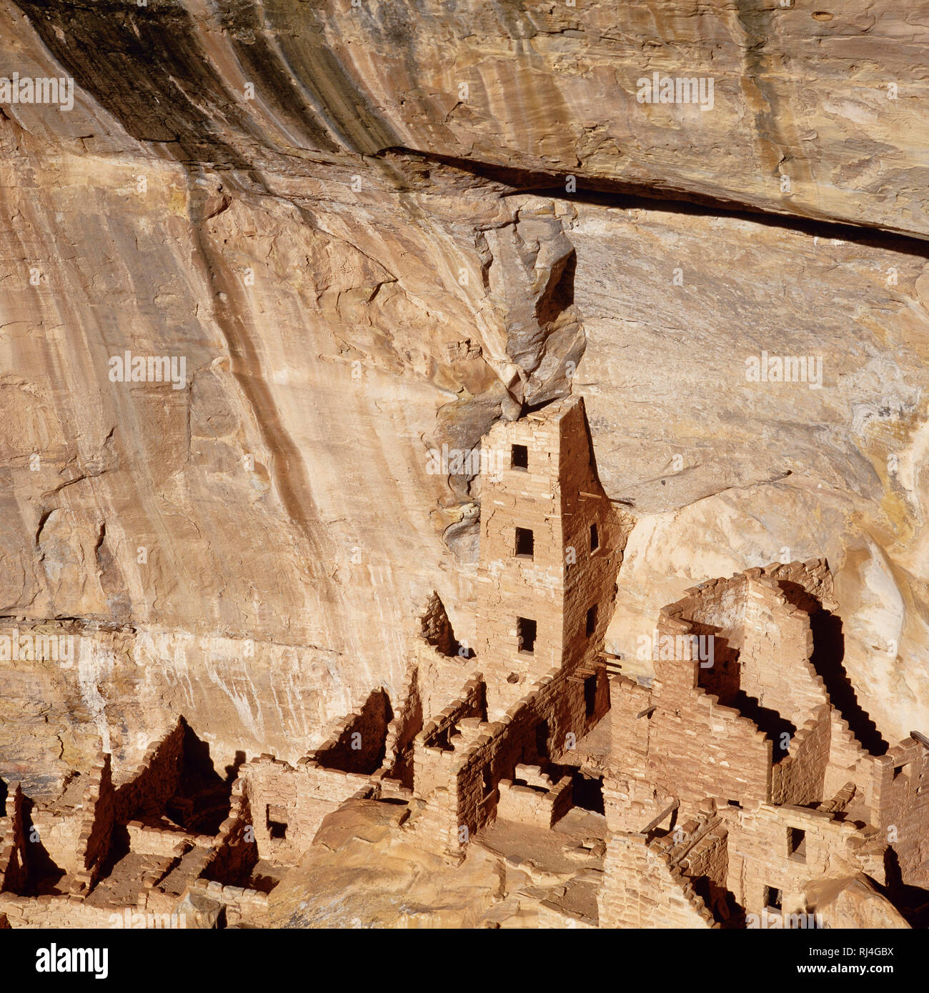 Torre quadrata House, Mesa Verde Foto Stock