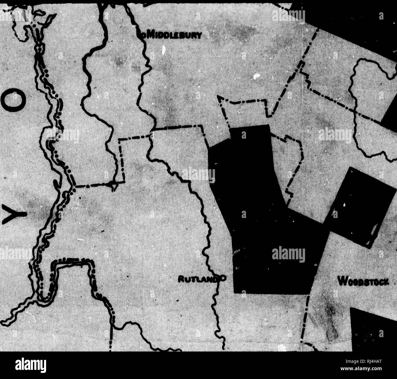 . [Carte de l'] Etat de Vermont, Etats-Unis, montrant les fermes abandonnÃ©es, le rÃ©sultat de la rÃ©ciprocitÃ© illimitÃ©e [microforme]. Particol progressiste-conservateur (Canada); partito conservatore progressivo (Canada); RÃ©ciprocitÃ©; Agricoltura; reciprocità; Agricoltura. "Â¥ â AÃ m Kl i m. SI ^. Wniti Ru WofttSTOCÂ" ETATS^ ^ lU * y. Si prega di notare che queste immagini vengono estratte dalla pagina sottoposta a scansione di immagini che possono essere state migliorate digitalmente per la leggibilità - Colorazione e aspetto di queste illustrazioni potrebbero non perfettamente assomigliano al lavoro originale. [S. l. : S. n. Foto Stock