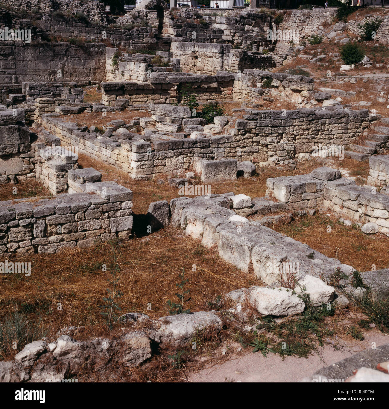 Ucraina, Krim, Sewastopol, Ausgrabungen, Foto Stock