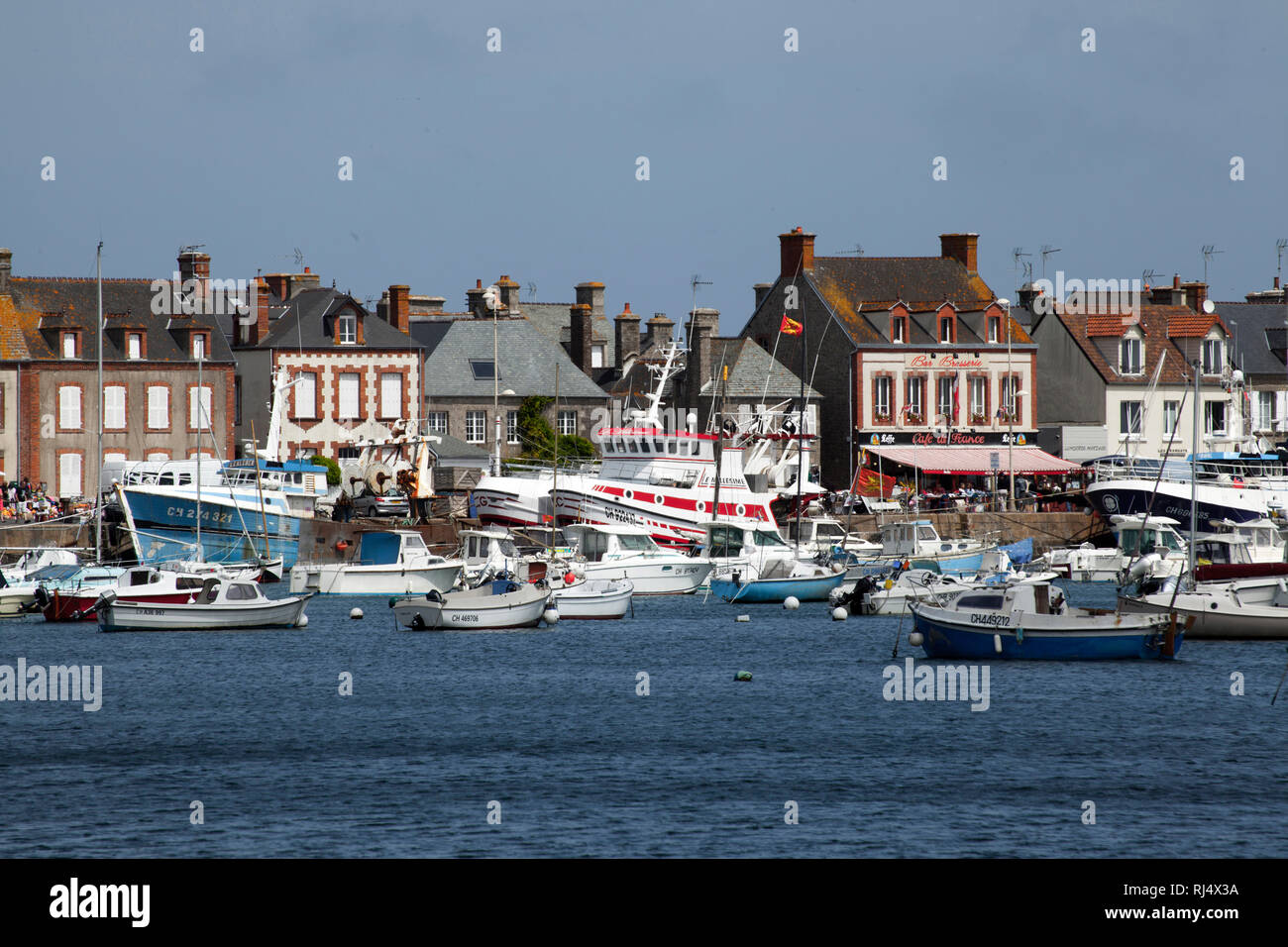 Hafen von Barfleur Foto Stock