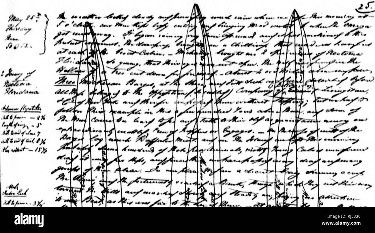 . Audubon e i suoi diari [microformati]. Gli uccelli; Zoologia; Oiseaux; Zoologie. '^y '"'.- ^ 'â¢â ¢-*'- ^-^^-^ "^-^ .j!,/^ } ." * "â¢â *4K ^ â"¢ * â"¢- ^y*' ^ir^ â â - 1 Fort Pierre inizio io su detta barra fino a V duro per tutto il giorno. Un wo uomini passato noi, m è stato il Sig. carità, ;rs. La barca è stata t nella forma di un f legno, aveva solo un h i capelli a. Essi , detenuti ogni giorno, larity mi ha dato qualche r una considerazione di c., ma più im- vnsend la lepre.^ abbiamo teglecta che hanno come la nostra, ma potrebbe non reticolato di un rosso-shaf^"" due Arkansas Fi; ly il Flycatcher, ecc. tutti i doppi |etty Foto Stock