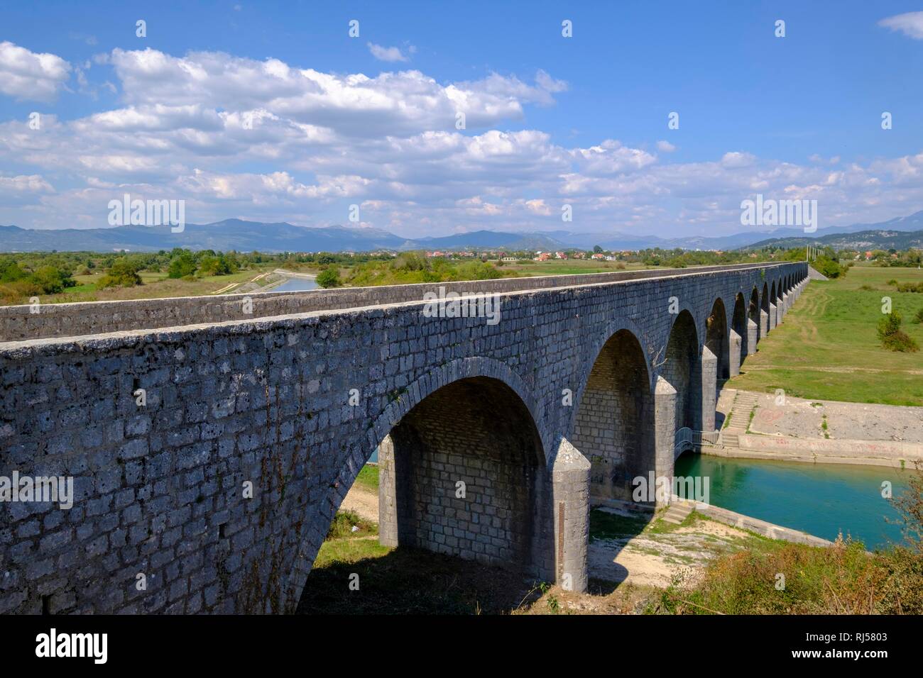 Ponte imperiale, Carev più, Niksic, Montenegro Foto Stock