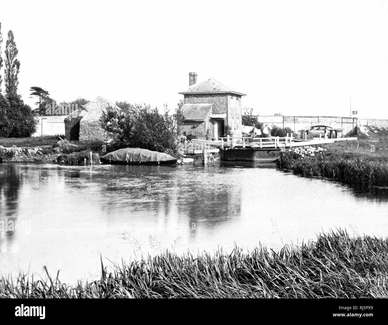 St Johns serratura, Thames di Fiume Foto Stock