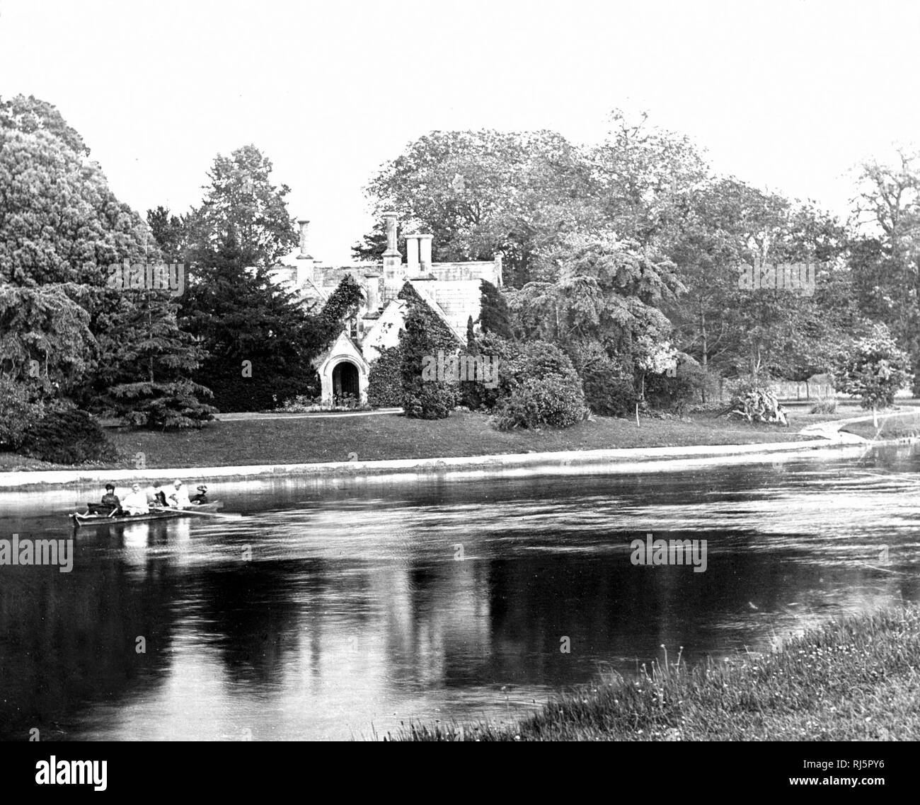 Magna Carta Island, Thames di Fiume Foto Stock