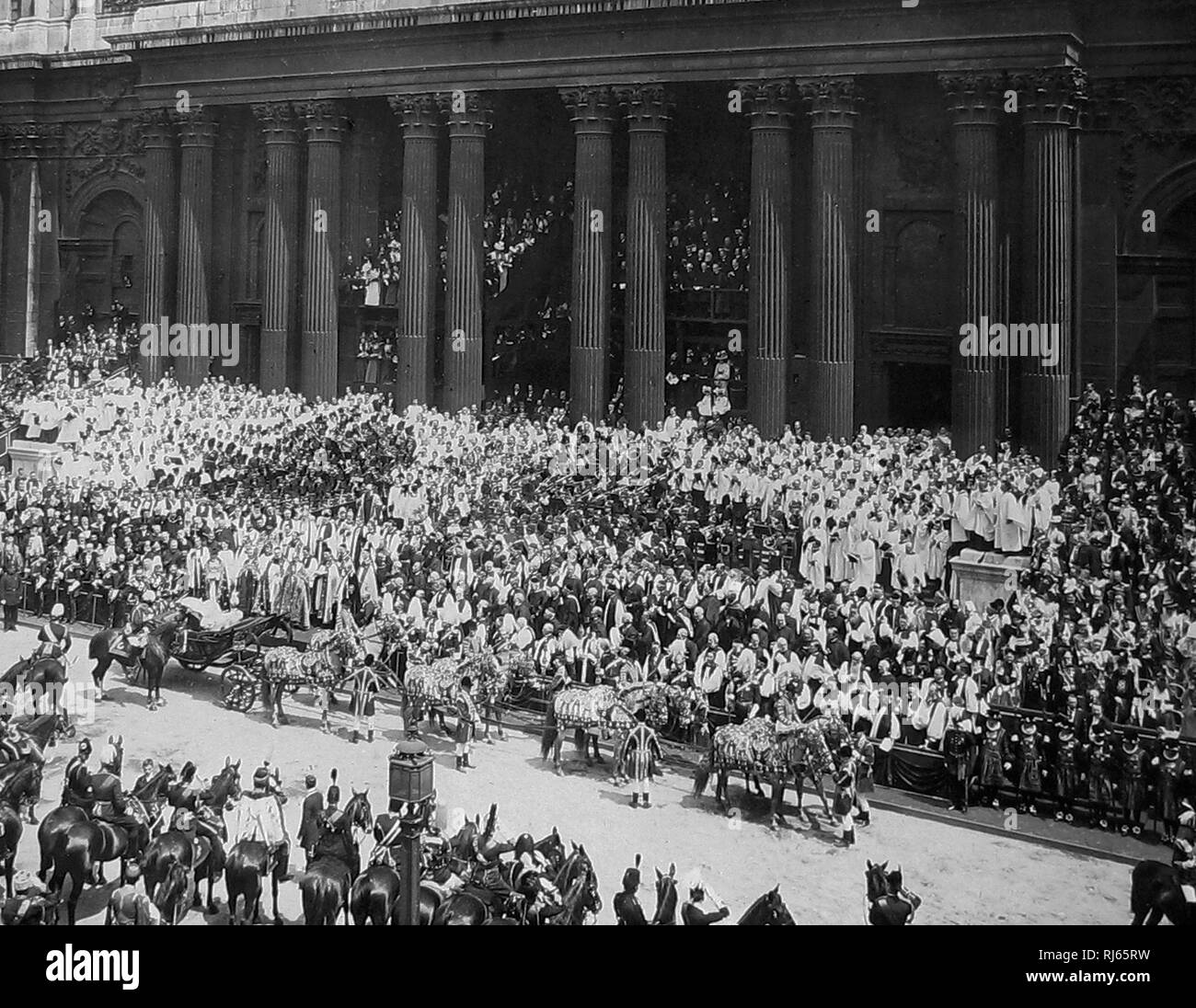 Queen Victoria Diamond Giubileo, Londra, 22 giugno 1897 Foto Stock