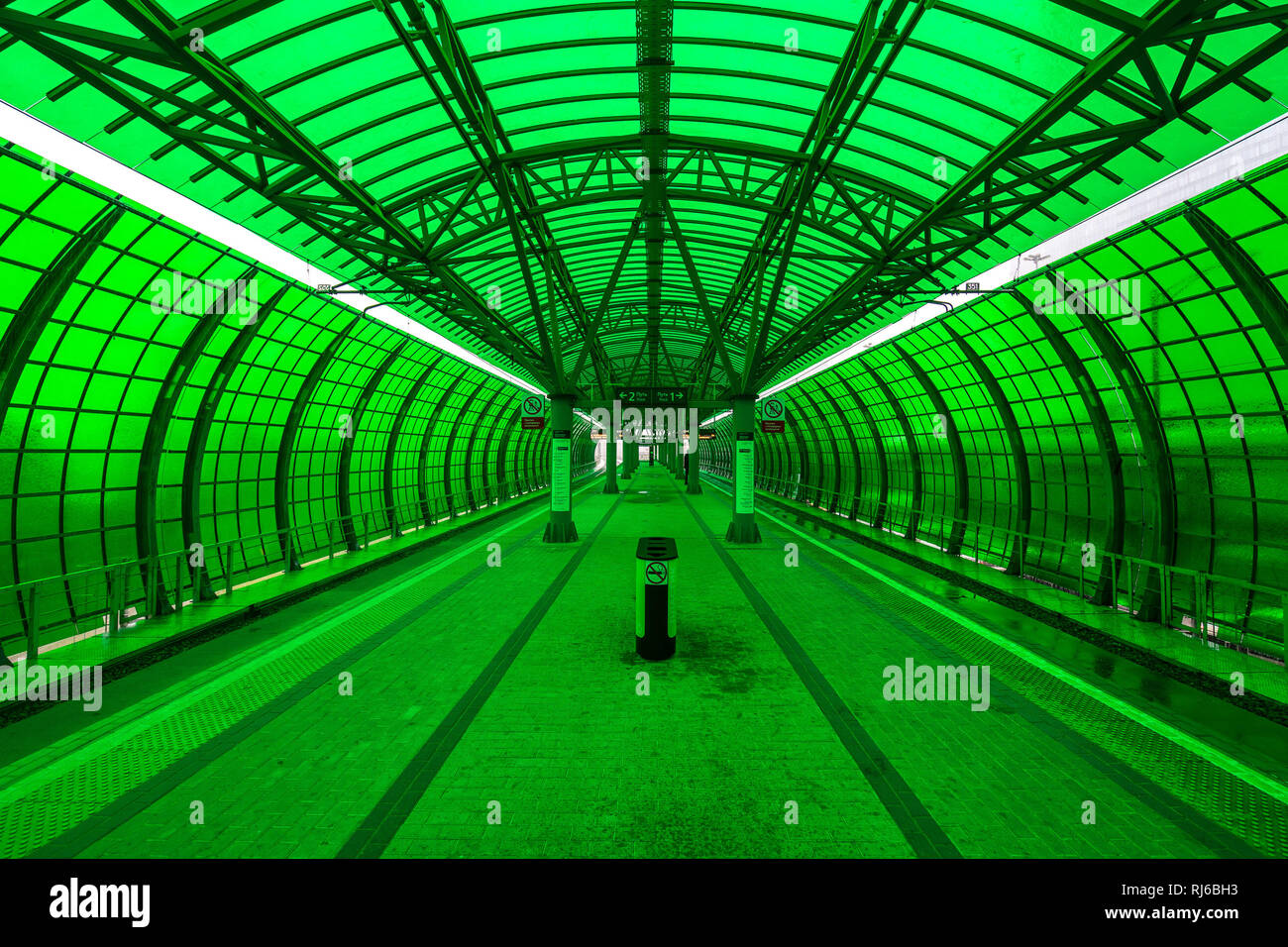 Mosca, Russia - Business Center stazione della metropolitana Foto Stock