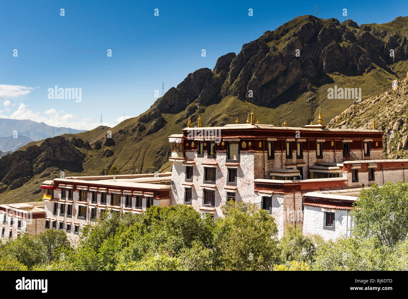 Il Tibet, das Kloster Drepung Foto Stock