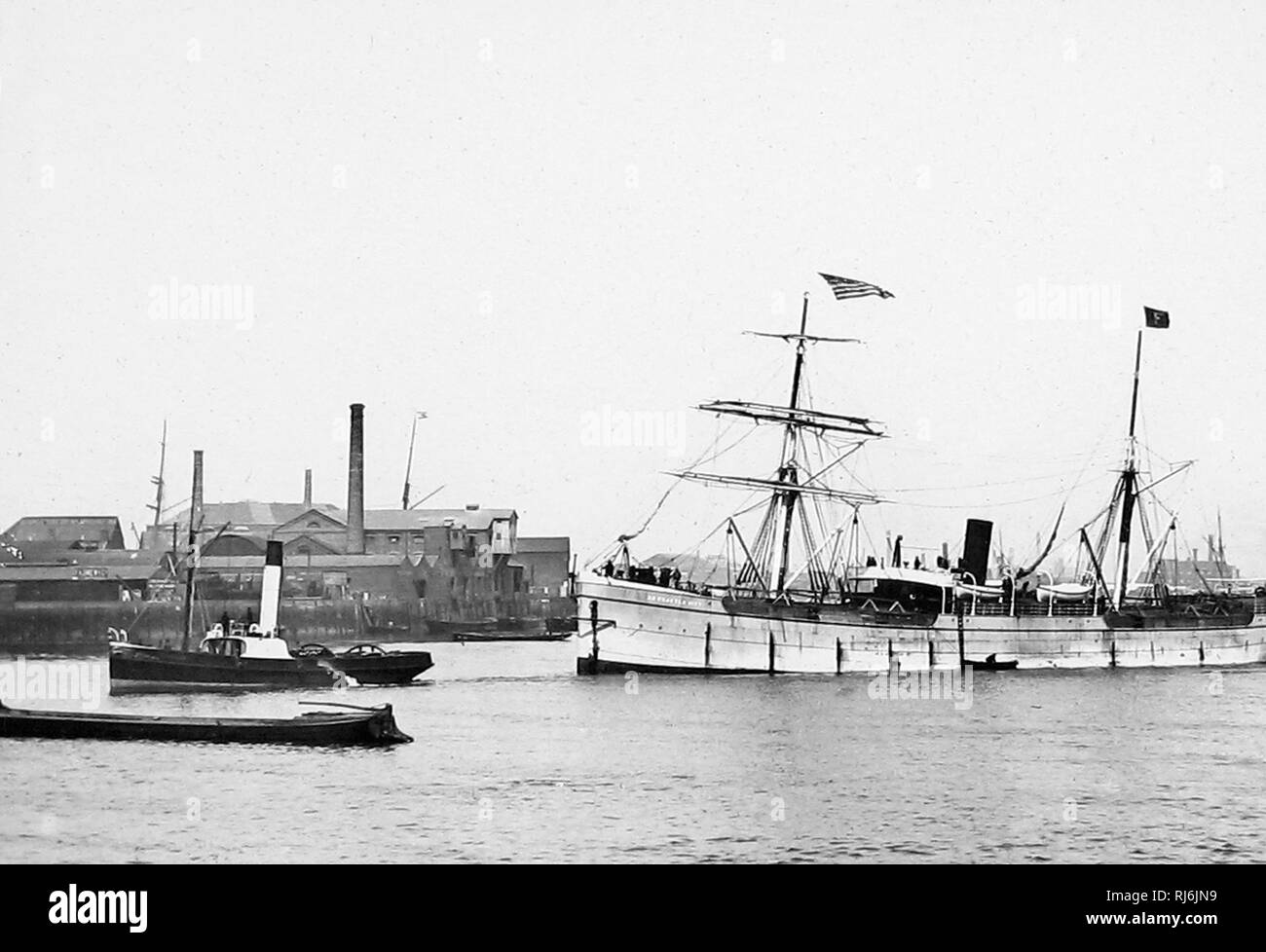 Greenwich, Thames di Fiume Foto Stock