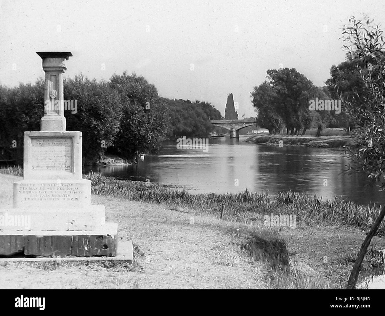 Il London Stone, Staines Foto Stock