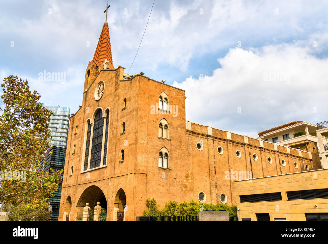 Saint Elias Chiesa Maronita di Beirut, Libano Foto Stock