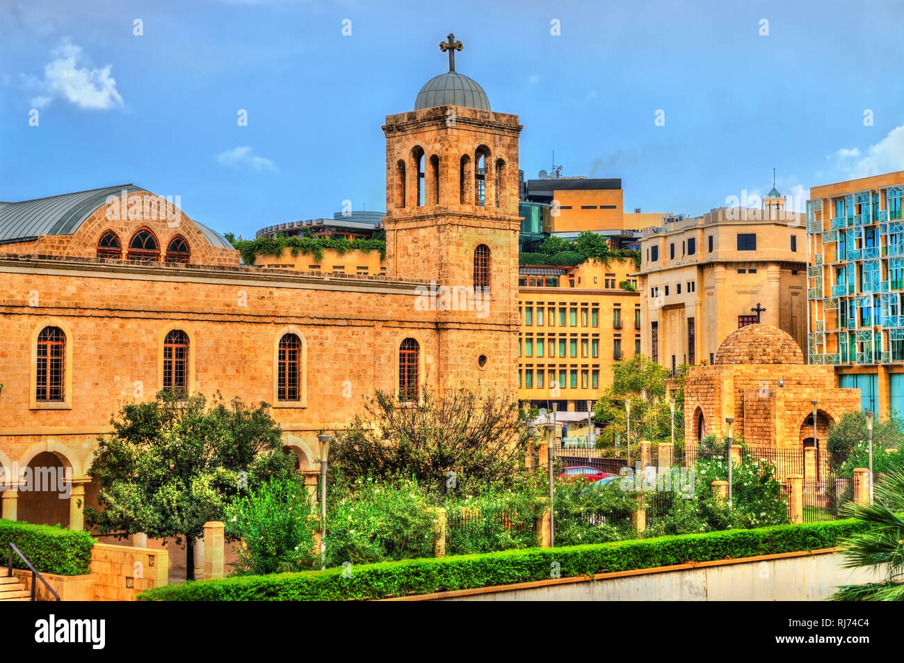 Saint George Cattedrale greco-ortodossa a Beirut, Libano Foto Stock