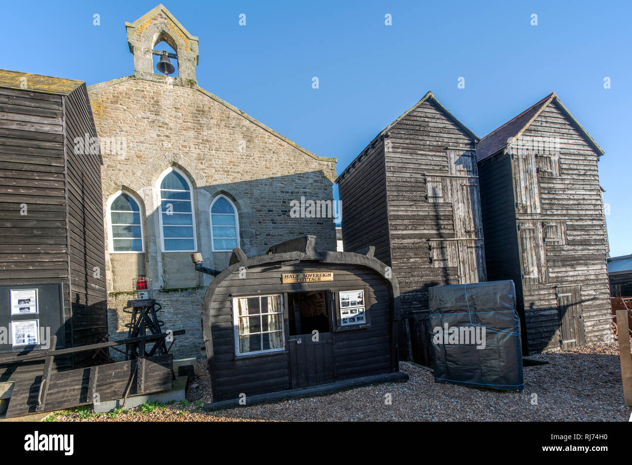 Hastings Aria Aperta Fisherman's Museum, East Sussex, Inghilterra Foto Stock