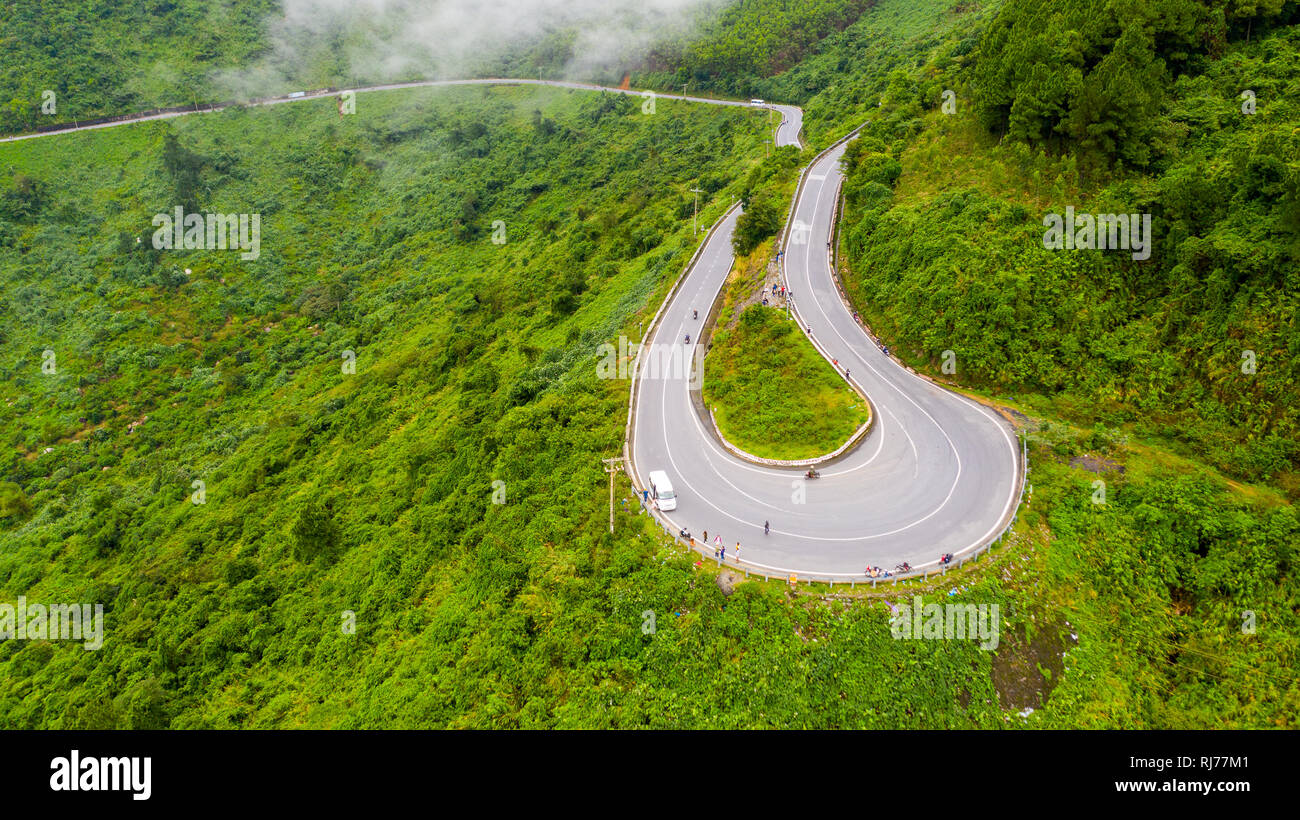 Hai Van Pass, Da Nang, Vietnam Foto Stock
