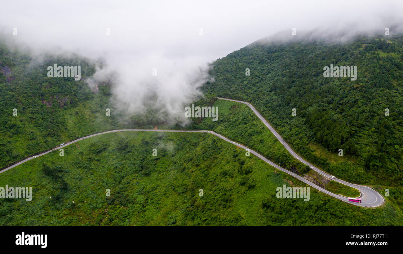 Hai Van Pass, Da Nang, Vietnam Foto Stock