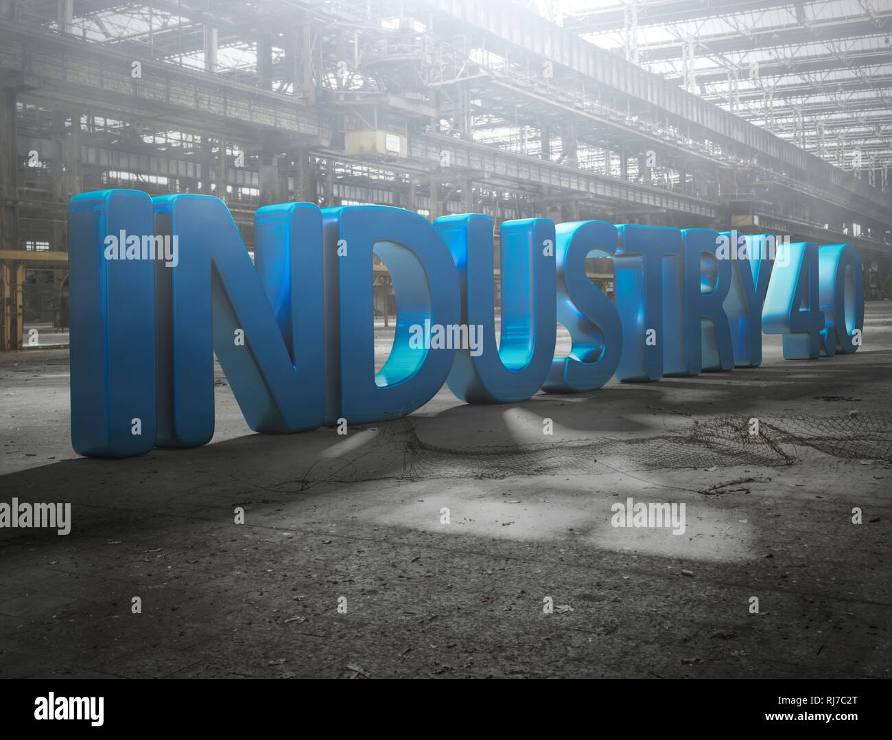 Industrie 4.0, Digitalisierung, Foto Stock